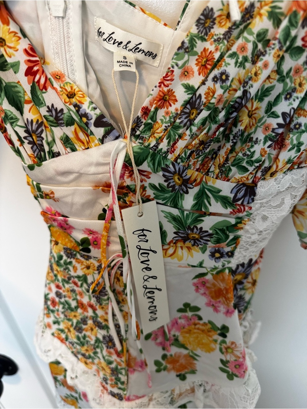For love & lemons Roslyn mini dress - Picture 7 of 7